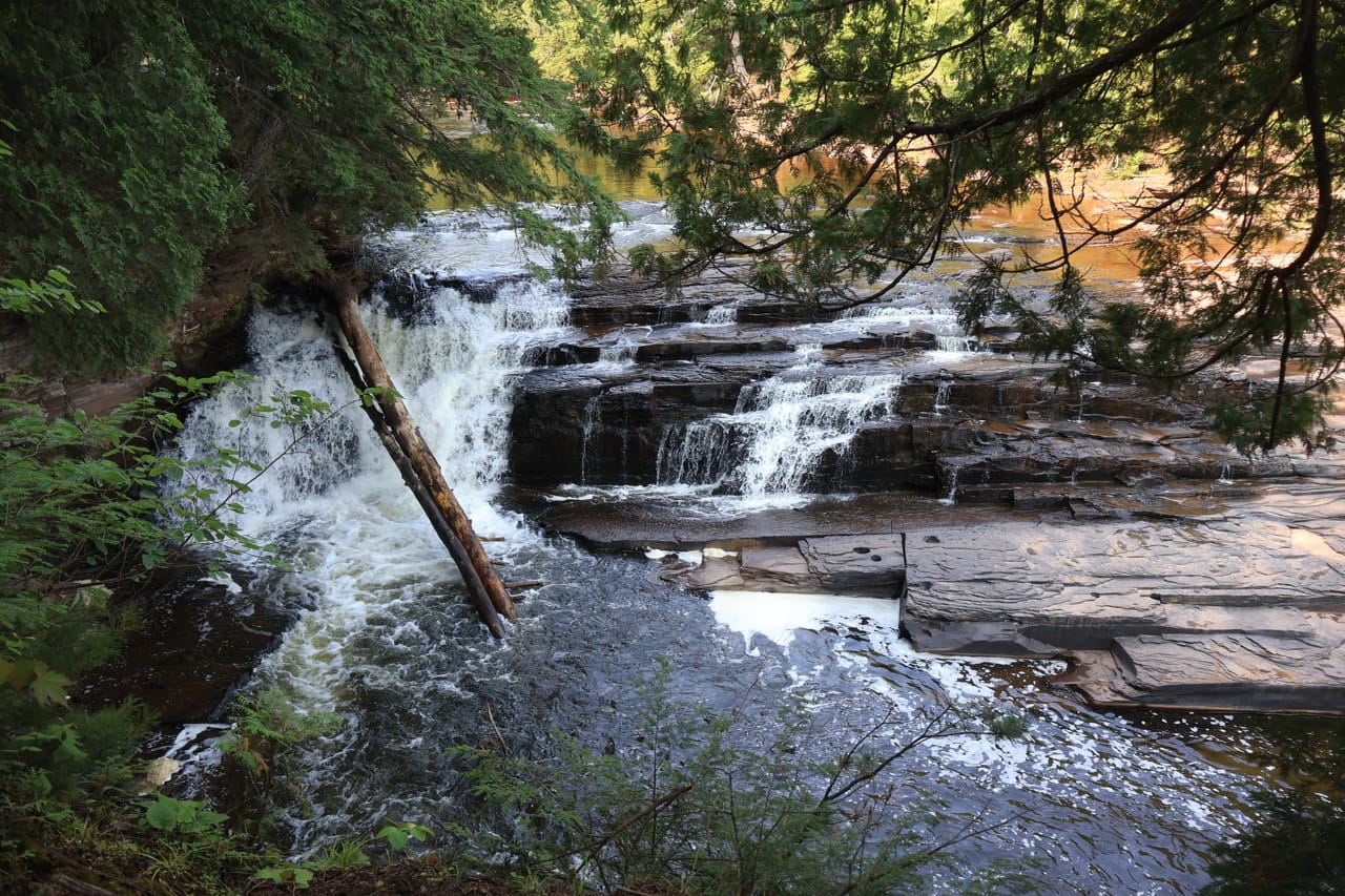 Presque Isle waterfall